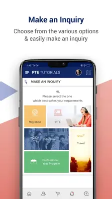 PTE Tutorials android App screenshot 1